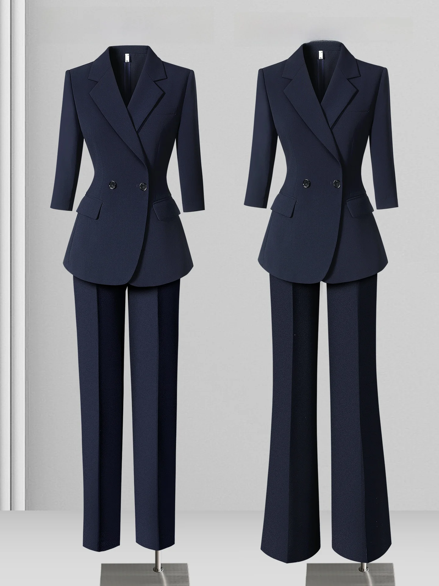 Business Women's Summer Thin Style Suit Set Professional Commute Workwear Seven-Quarter Sleeve Polyester Spandex Blend
Business Women's Summer Thin Style Suit Set Professional Commute Workwear Seven-Quarter Sleeve Polyester Spandex Blend