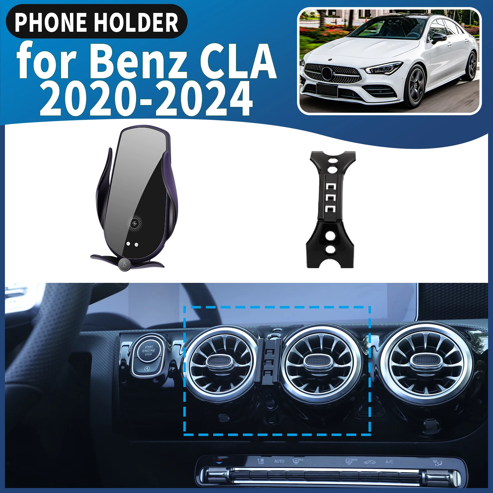 fit for Mercedes Benz CLA 250 A 2020-2024 Car Phone Holder Mount Vehicle-Specific GPS Navigation Easy Installation accessoires
fit for Mercedes Benz CLA 250 A 2020-2024 Car Phone Holder Mount Vehicle-Specific GPS Navigation Easy Installation accessoires