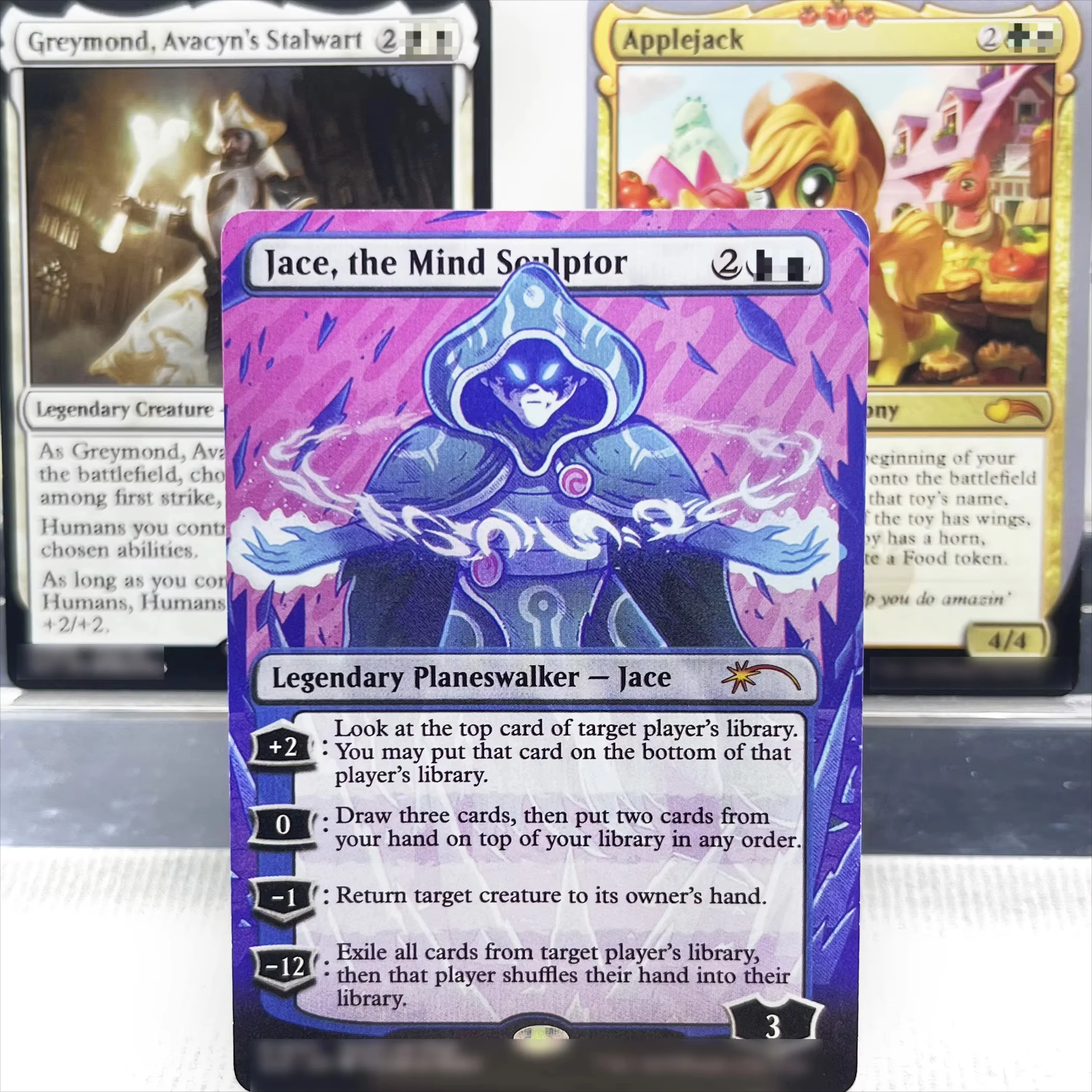 Карты SLD SLU CLU HOLO3-I01 Tcg прокси-волшебный Джек, Mind Sculptor Greymond, Avacyn's Stalwart applejack the gather
Карты SLD SLU CLU HOLO3-I01 Tcg прокси-волшебный Джек, Mind Sculptor Greymond, Avacyn's Stalwart applejack the gather