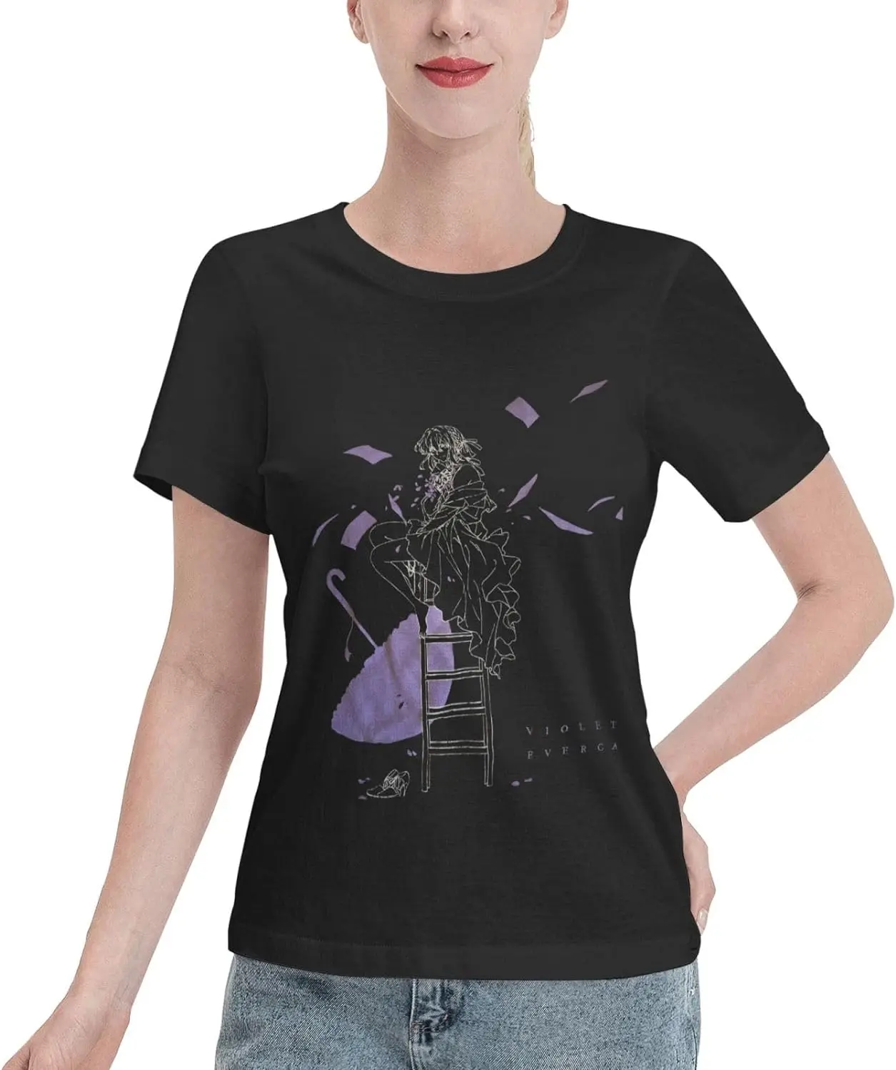 Anime T Shirt Womens Summer Cotton Tee Round Neck Tops Casual Short Sleeve Shirts
Anime T Shirt Womens Summer Cotton Tee Round Neck Tops Casual Short Sleeve Shirts