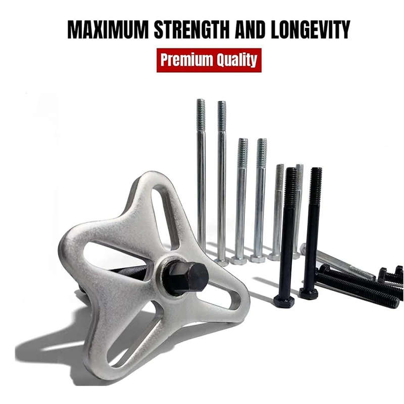 46Pcs Harmonic Balancer Puller Kit Power Steering Pulley Puller Installer Tool Set Steering Wheel Flywheel Puller Tool
46Pcs Harmonic Balancer Puller Kit Power Steering Pulley Puller Installer Tool Set Steering Wheel Flywheel Puller Tool