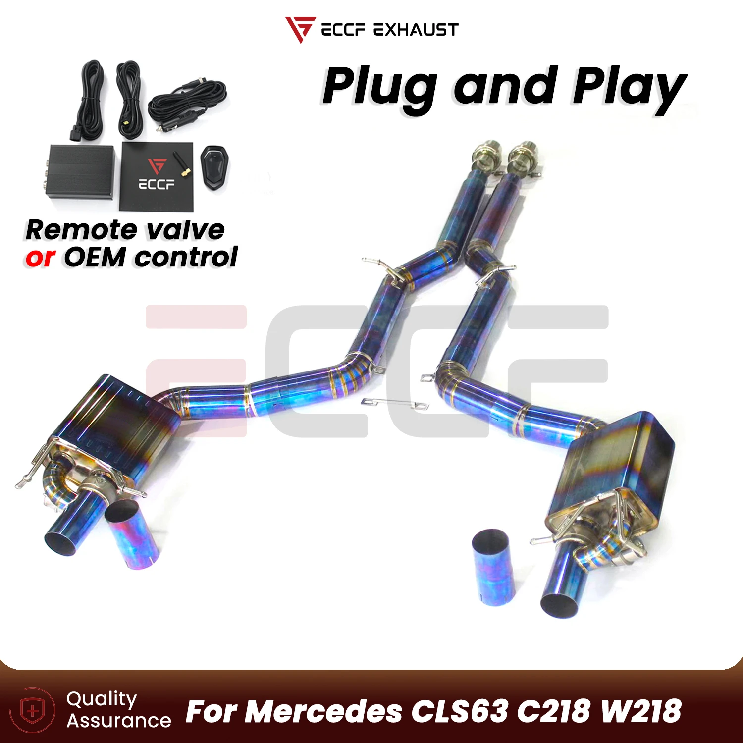 Sporty Titanium Exhaust System OEM Valve ForMercedes CLS63 C218 W218 Plug and Play Performance Upgrade Aggressive Exhaust Sound
Sporty Titanium Exhaust System OEM Valve ForMercedes CLS63 C218 W218 Plug and Play Performance Upgrade Aggressive Exhaust Sound