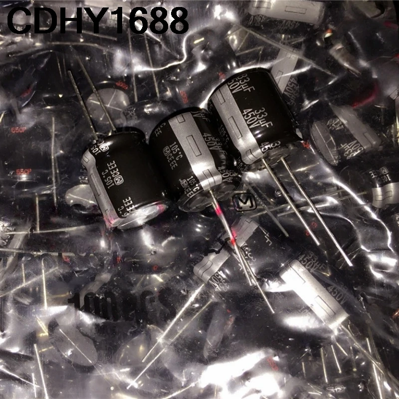 10PCS 33UF 450V Aluminum electrolytic capacitor 450V 33UF 18X20 EE High frequency and low resistance
10PCS 33UF 450V Aluminum electrolytic capacitor 450V 33UF 18X20 EE High frequency and low resistance