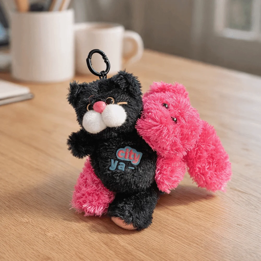 Cute Material Hugging Design Duo-Theme Design Creative Keychain Kawaii Style Twin Rabbit Bear Children Gits
Cute Material Hugging Design Duo-Theme Design Creative Keychain Kawaii Style Twin Rabbit Bear Children Gits