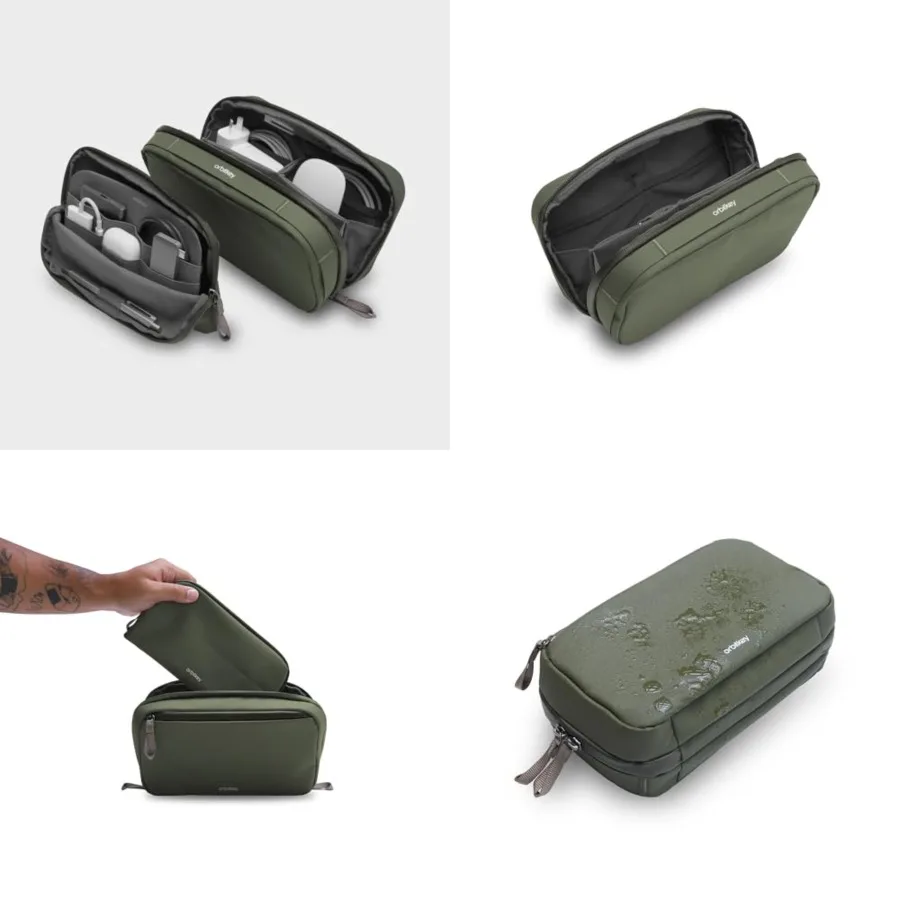 2-in-1 Tech Accessory Pouch with Detachable Slim Sleeve Travel Electronics Organizer for Cables, Chargers, Earbuds, Power Bank
2-in-1 Tech Accessory Pouch with Detachable Slim Sleeve Travel Electronics Organizer for Cables, Chargers, Earbuds, Power Bank
