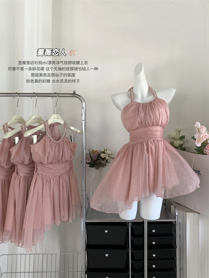 Women's Pink Sleeveless Shirts Blouses 90s Aesthetic Y2k Vintage Harajuku Elegant O-Neck Shirt 2000s Fashion Clothes Summer 2024
Women's Pink Sleeveless Shirts Blouses 90s Aesthetic Y2k Vintage Harajuku Elegant O-Neck Shirt 2000s Fashion Clothes Summer 2024