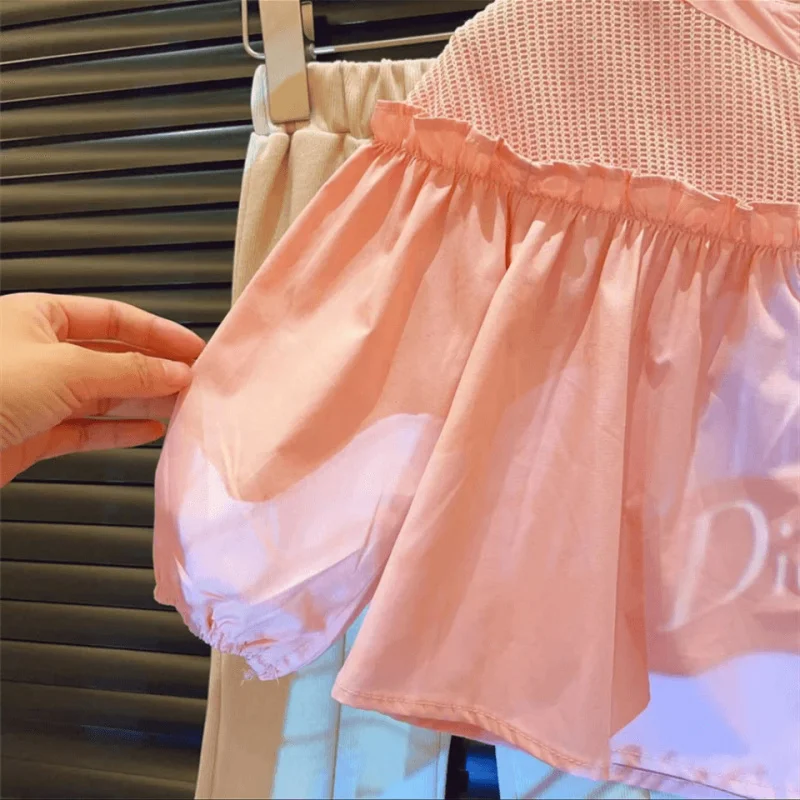 Baby Girl2025Spring New Fashion Doll Shirt Flared Pants Set for Girls Stylish Shirt Casual Two-Piece Set
Baby Girl2025Spring New Fashion Doll Shirt Flared Pants Set for Girls Stylish Shirt Casual Two-Piece Set