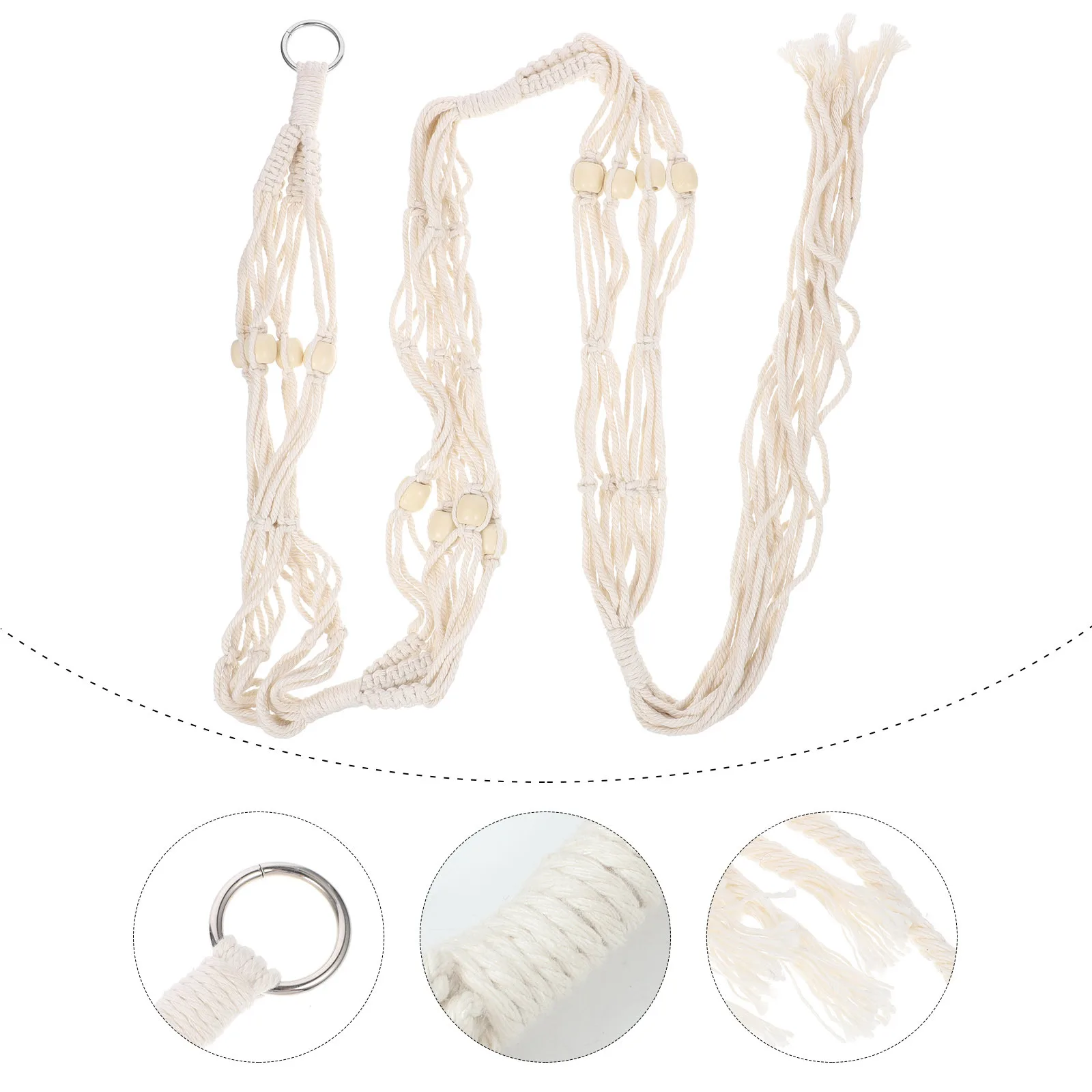 Wooden Beads Rope Plant Hanger Flowerpot String Bag Indoor Hanging Bag for Plants Bohemian Decoration Plant Hanger Indoor
Wooden Beads Rope Plant Hanger Flowerpot String Bag Indoor Hanging Bag for Plants Bohemian Decoration Plant Hanger Indoor