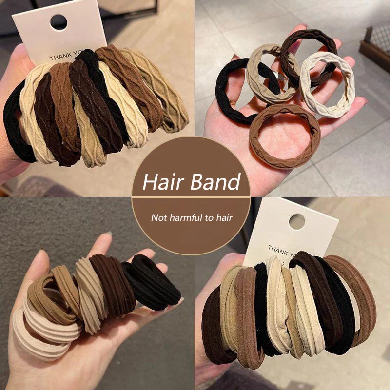 5pcs/Bag High Elastic Seamless Hair Rope Ponytail Holder No Crease Rubber Band for Women Girls Hair Accessories Wholesale
5pcs/Bag High Elastic Seamless Hair Rope Ponytail Holder No Crease Rubber Band for Women Girls Hair Accessories Wholesale
