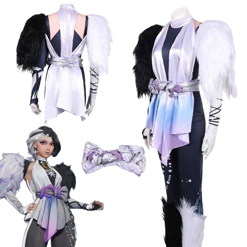 Fantasia Luna Snow Косплей Battle Pass Костюмы Game Rivals Disfraz Костюм для взрослых женщин Фэнтези Хэллоуин Карнавальная праздничная одежда
Fantasia Luna Snow Косплей Battle Pass Костюмы Game Rivals Disfraz Костюм для взрослых женщин Фэнтези Хэллоуин Карнавальная праздничная одежда