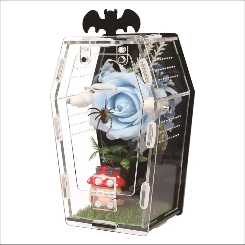 Acrylic Rectangle Classic Simple Small-Sized Reptile Terrarium with Magnetic Design for Jumping Spiders Hermit Crabs Mantises
Acrylic Rectangle Classic Simple Small-Sized Reptile Terrarium with Magnetic Design for Jumping Spiders Hermit Crabs Mantises