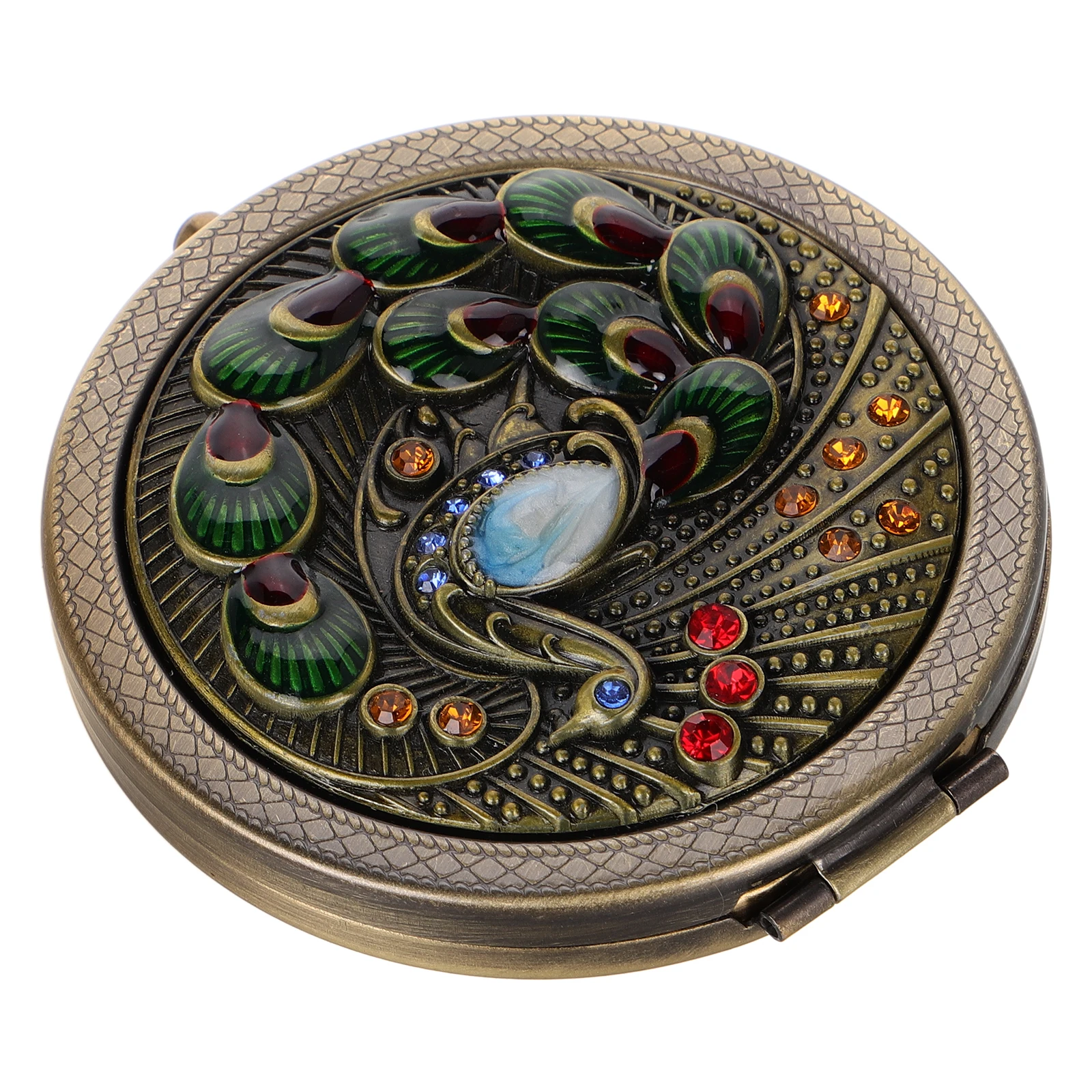 Retro Peacock Small Round Mirror Vintage Compact Foldable Metal Glass Handheld Makeup Mirrors Portable Travel Accessories
Retro Peacock Small Round Mirror Vintage Compact Foldable Metal Glass Handheld Makeup Mirrors Portable Travel Accessories