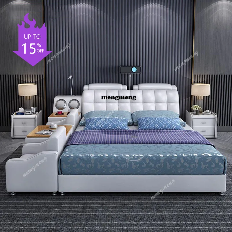 Современная кровать с изголовьем для отеля, эстетичная, с местом для хранения, татами, прикроватные тумбочки, французская роскошная мебель для спальни (Camas De Dormitorio)
Современная кровать с изголовьем для отеля, эстетичная, с местом для хранения, татами, прикроватные тумбочки, французская роскошная мебель для спальни (Camas De Dormitorio)