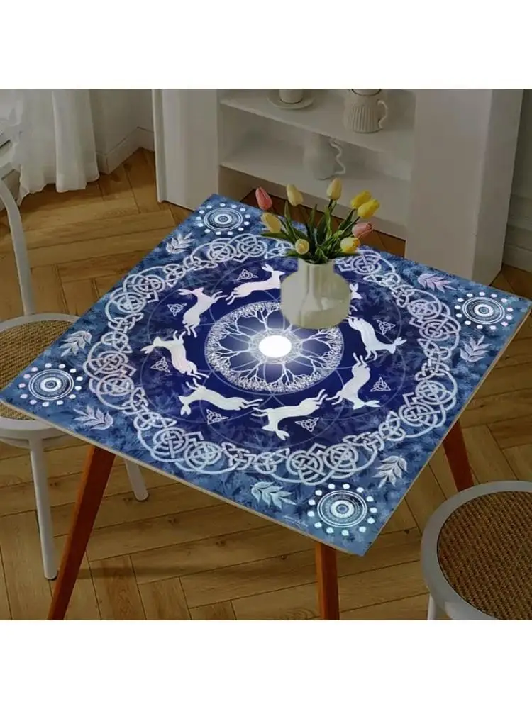 652F Moons Rabbit Tarots Card Cloth Tarots Tablecloth Thickened Nonslip Table Cloth for Tabletop Game
652F Moons Rabbit Tarots Card Cloth Tarots Tablecloth Thickened Nonslip Table Cloth for Tabletop Game