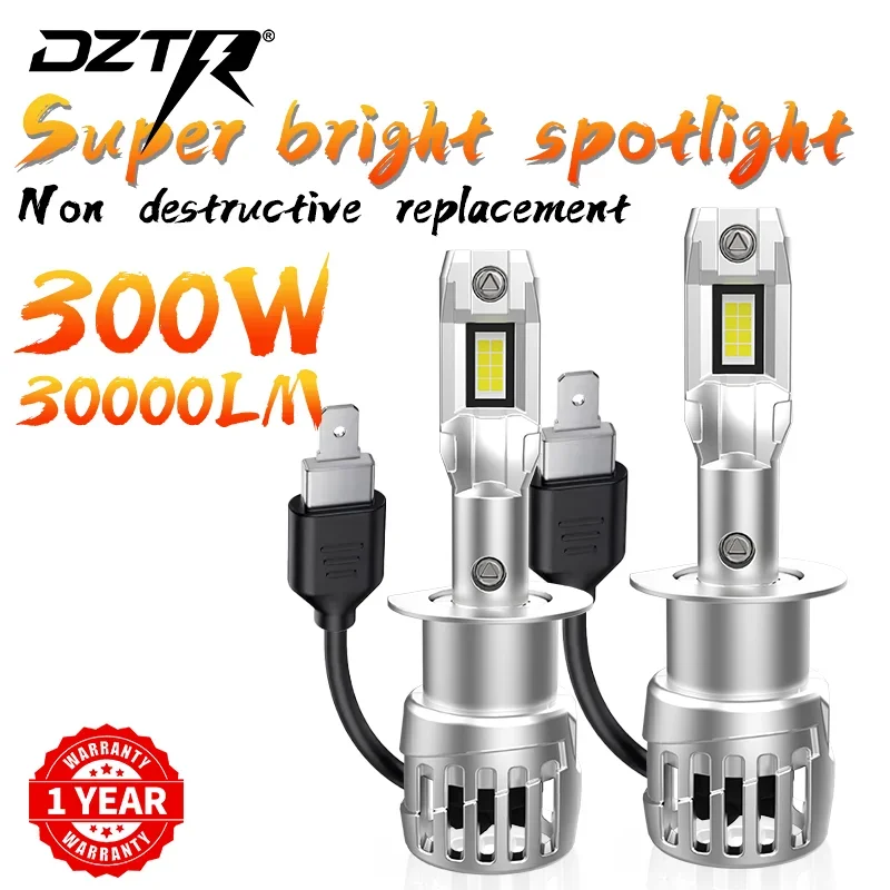 DZTR H3 880 881 Upgraded H1 LED Headlamp Bulbs 6000K White Canbus No Flickering For Car High Low Beam Turbo Headlight 30000LM12V
DZTR H3 880 881 Upgraded H1 LED Headlamp Bulbs 6000K White Canbus No Flickering For Car High Low Beam Turbo Headlight 30000LM12V