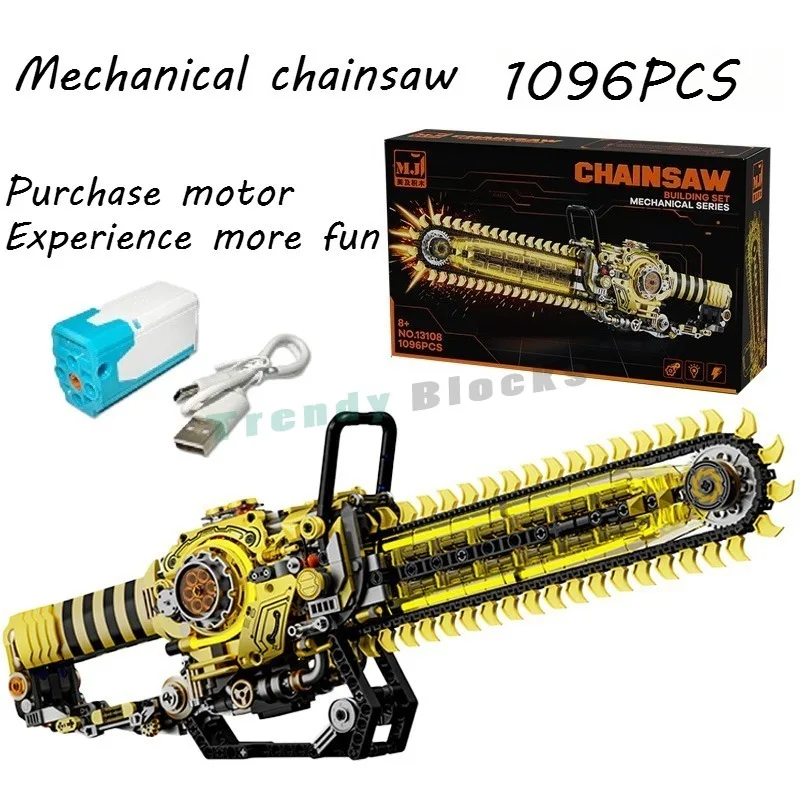 1096PCS Mechanical chainsaw Building Blocks,Creative Adjustable component Lighting Decor Educational Assembly Toys Birthday Gift
1096PCS Mechanical chainsaw Building Blocks,Creative Adjustable component Lighting Decor Educational Assembly Toys Birthday Gift