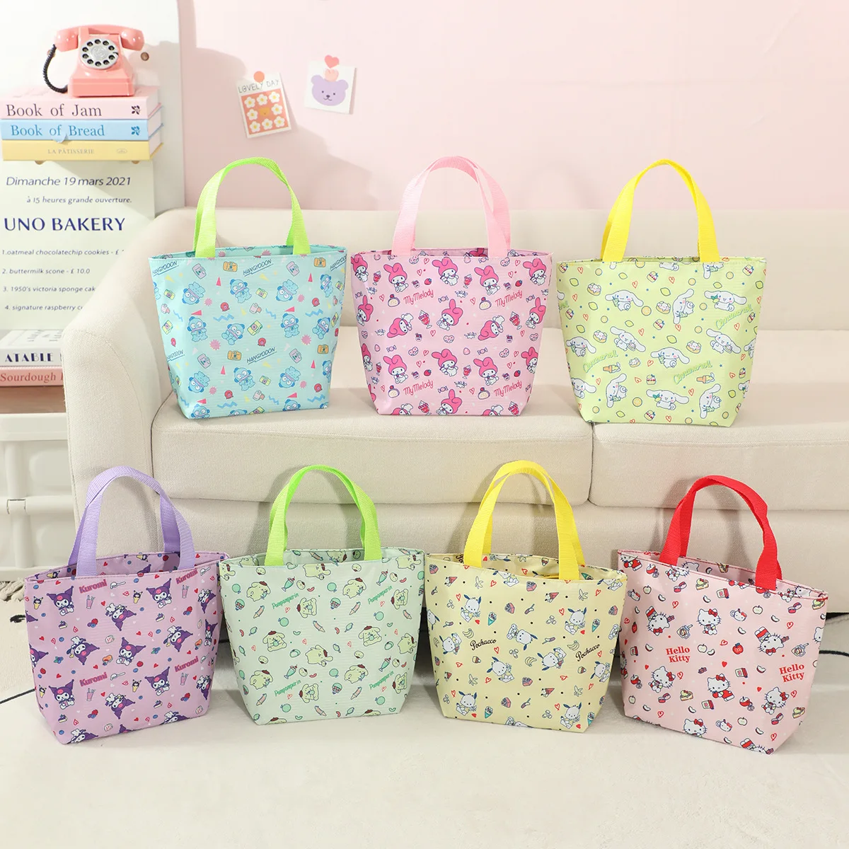 New Cartoon Lightweight Handbag Lunch Box Bag Kuromi Ugly Fish Waterproof Handheld Storage Bag Bento Bag
New Cartoon Lightweight Handbag Lunch Box Bag Kuromi Ugly Fish Waterproof Handheld Storage Bag Bento Bag