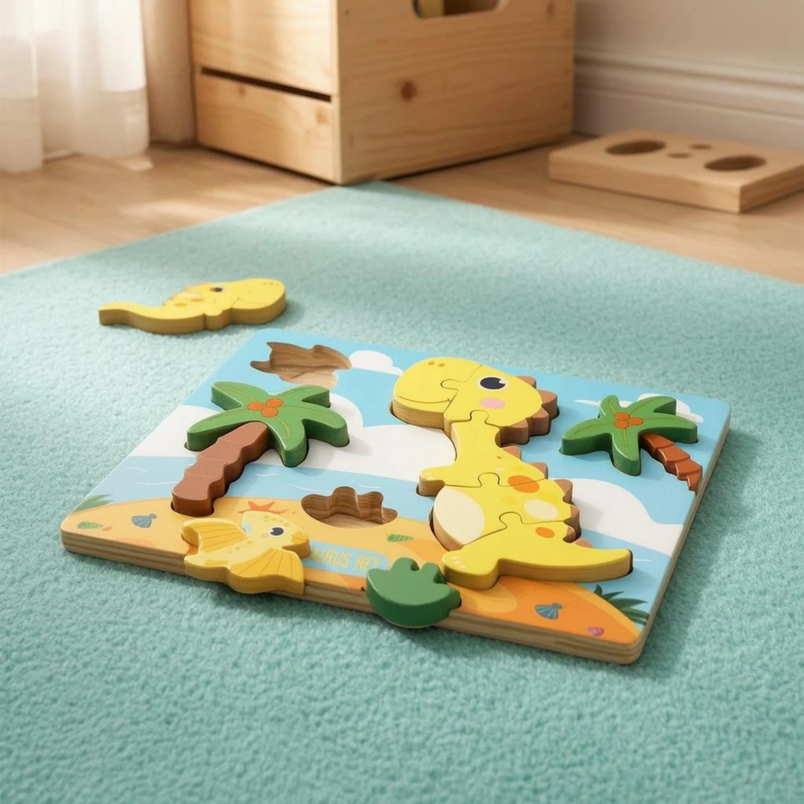 Wooden Shape Puzzle Board Smooth Surface 3D Jigsaw Puzzle Board Hand-Eye Coordination Fine Motor Skills for Children
Wooden Shape Puzzle Board Smooth Surface 3D Jigsaw Puzzle Board Hand-Eye Coordination Fine Motor Skills for Children