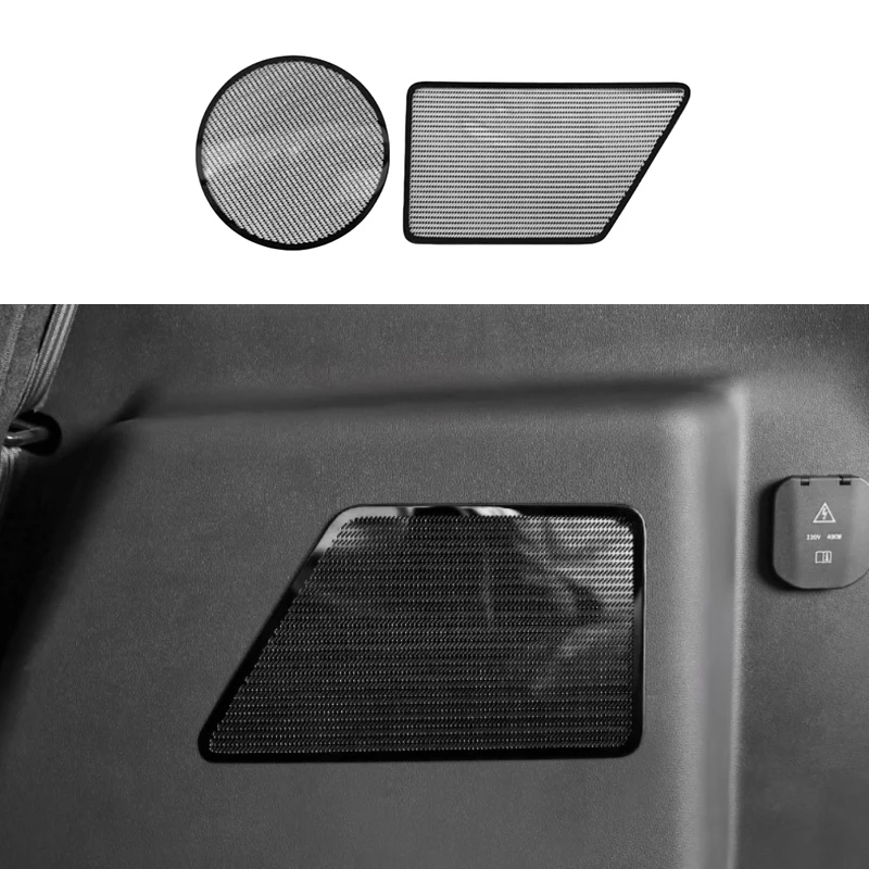 Car Trunk Audio Speaker Cover Fit for Haval H9 2024 Modified Auto Tailgate Stainless Steel Audio Cover Car Interior Accessories
Car Trunk Audio Speaker Cover Fit for Haval H9 2024 Modified Auto Tailgate Stainless Steel Audio Cover Car Interior Accessories