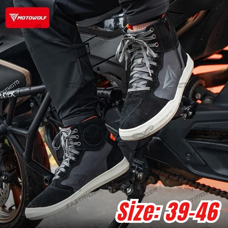 Waterproof Breathable Motorcycle Riding Boots Anti-slip Fall Protection Four Seasons Racing Shoes for Men Women
Waterproof Breathable Motorcycle Riding Boots Anti-slip Fall Protection Four Seasons Racing Shoes for Men Women