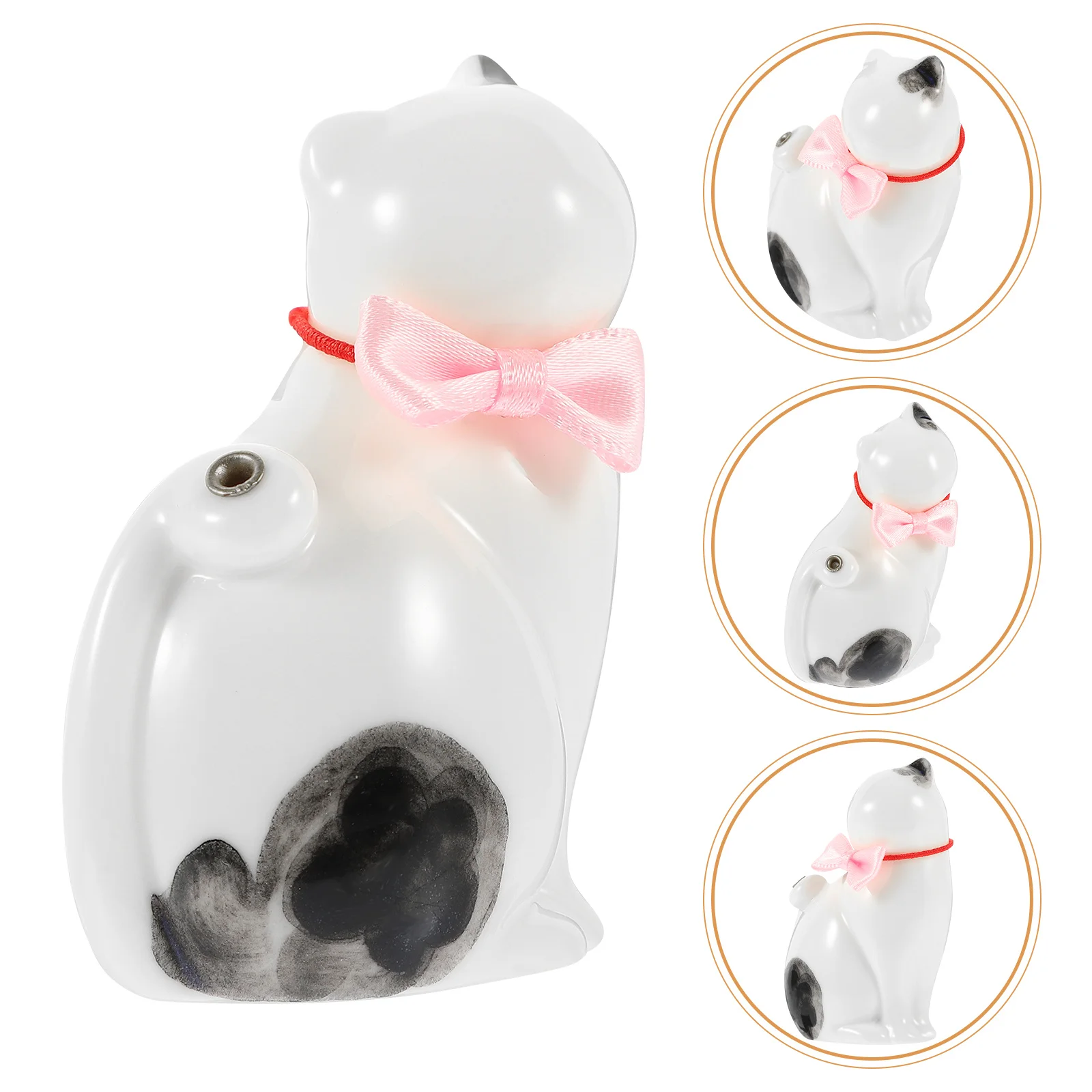 Ceramic Cat Incense Stick Holder Premium Craft Aroma Burner Decorative Desktop Ornament Home Office Relaxing Censer
Ceramic Cat Incense Stick Holder Premium Craft Aroma Burner Decorative Desktop Ornament Home Office Relaxing Censer