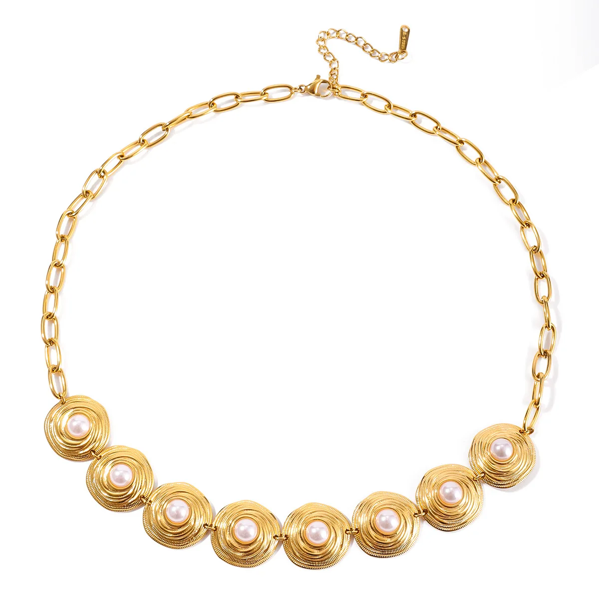 MVN137 High-end Feel Beautiful Niche-design Stainless Steel Artificial Pearl Necklace For Women Daily Decoration 
MVN137 High-end Feel Beautiful Niche-design Stainless Steel Artificial Pearl Necklace For Women Daily Decoration