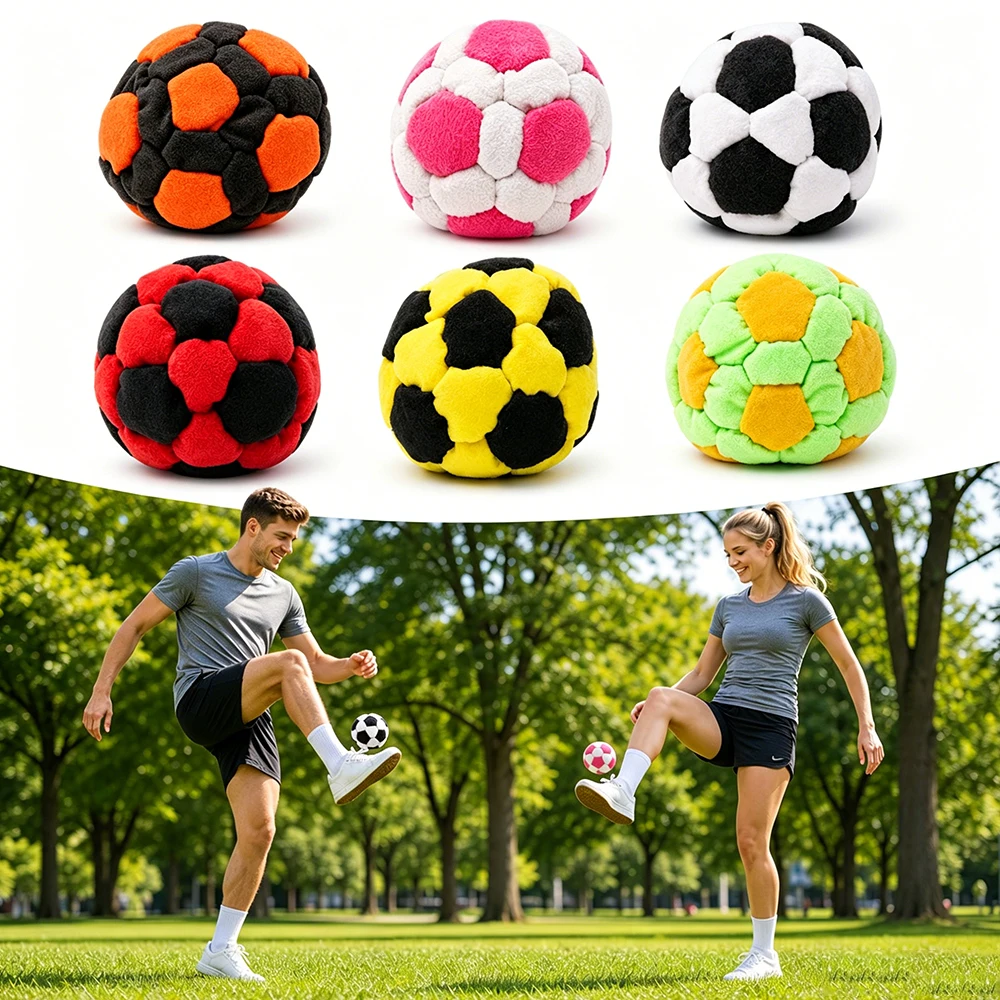 Ruziyoog 6/12/24PCS Hacky Sack Toy ball sandbag, HandmadeCrochet Footbag Juggling Balls for AdultsBeginners Qutdoor Party
Ruziyoog 6/12/24PCS Hacky Sack Toy ball sandbag, HandmadeCrochet Footbag Juggling Balls for AdultsBeginners Qutdoor Party