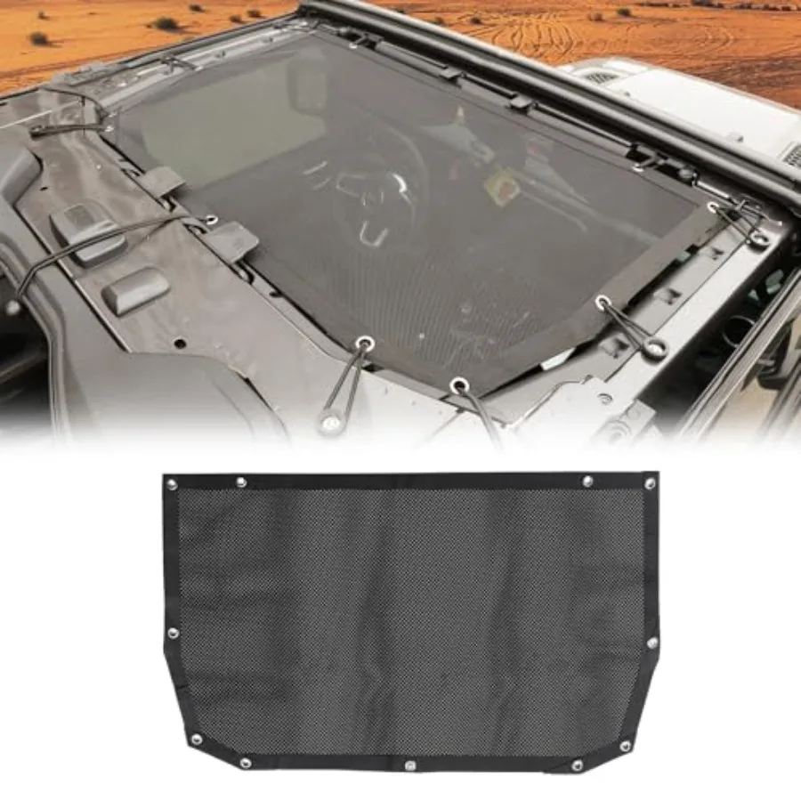 Sunshade Mesh for 202 2025 Jeep Wrangler JL XE Hard Top Accessories Mesh Bimini Roof Bikini Cover Noiseless Durable Good Sun UV
Sunshade Mesh for 202 2025 Jeep Wrangler JL XE Hard Top Accessories Mesh Bimini Roof Bikini Cover Noiseless Durable Good Sun UV