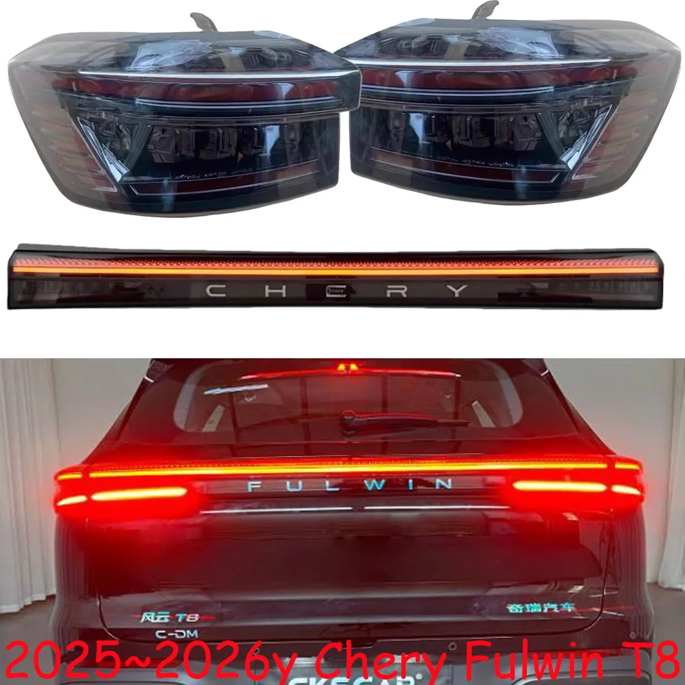 1pcs car bumper taillamp for Chery fulwin T8 taillight 2025~2026y auto JAECOO tail lamp rear fog light
1pcs car bumper taillamp for Chery fulwin T8 taillight 2025~2026y auto JAECOO tail lamp rear fog light
