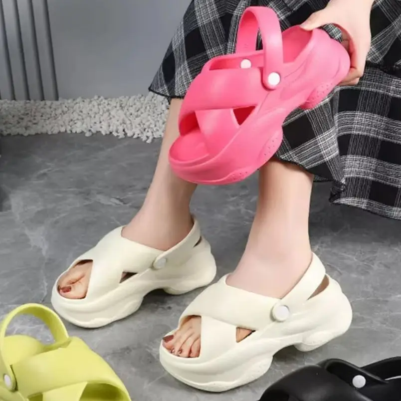Women's New Chunky Cross-Strap Sandals - Breathable EVA Material Casual Shoes - Summer Beach Slides in Multiple Colors
Women's New Chunky Cross-Strap Sandals - Breathable EVA Material Casual Shoes - Summer Beach Slides in Multiple Colors
