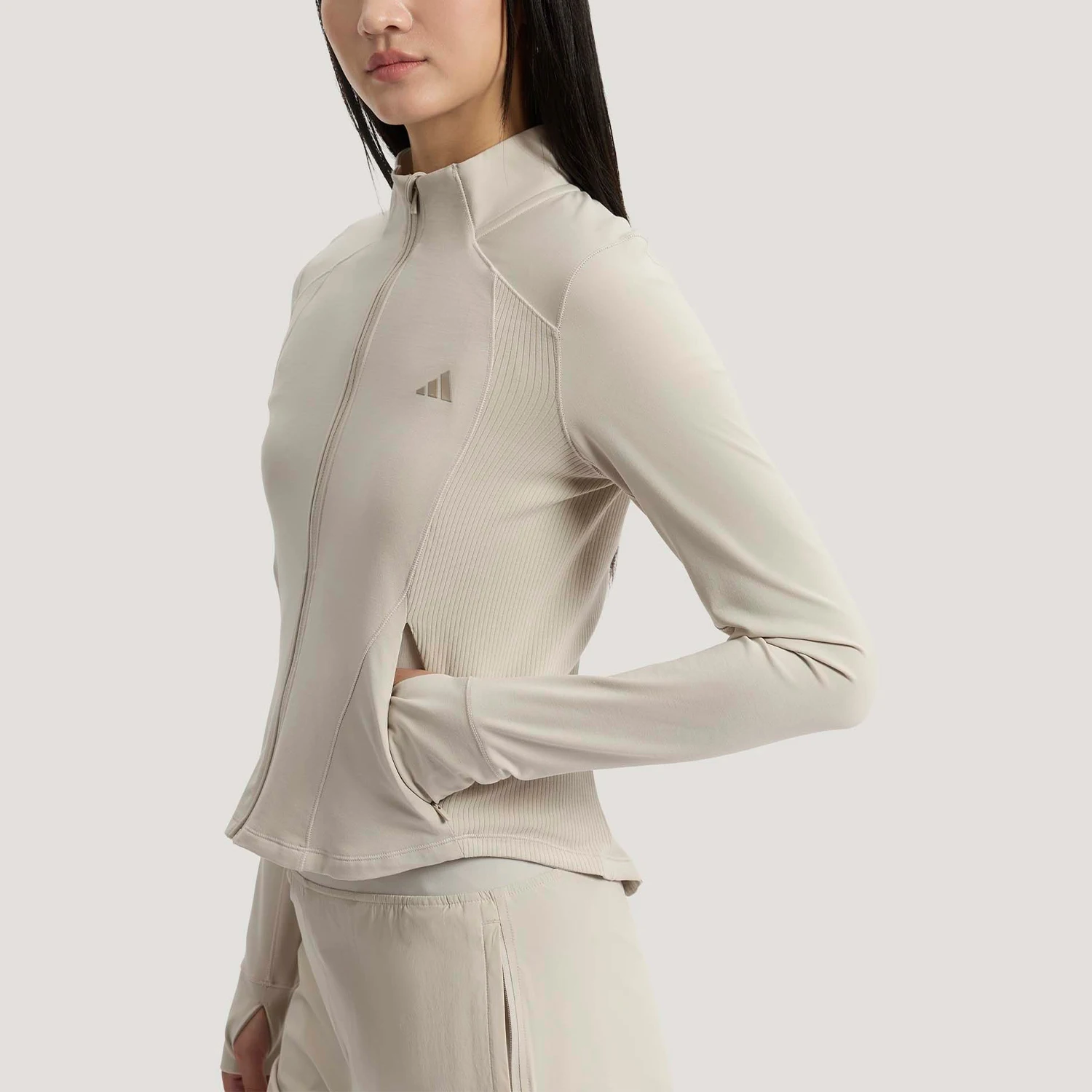 Adidas Authentic Women's Short Sports Training Slim-Fit Jacket KH2675
Adidas Authentic Women's Short Sports Training Slim-Fit Jacket KH2675