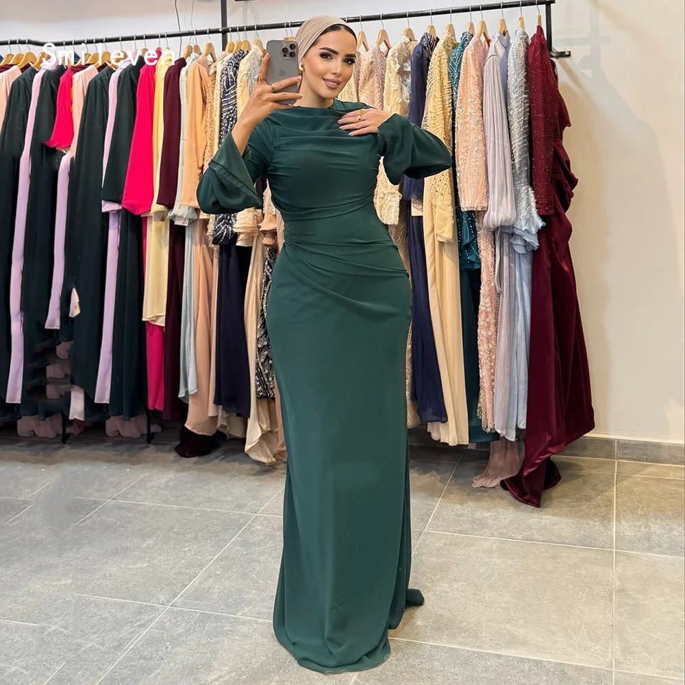 Smileven Luxury Green Mermaid Dress Scoop Party Gowns Full Sleeveless Occassion Dress Customized 2026
Smileven Luxury Green Mermaid Dress Scoop Party Gowns Full Sleeveless Occassion Dress Customized 2026