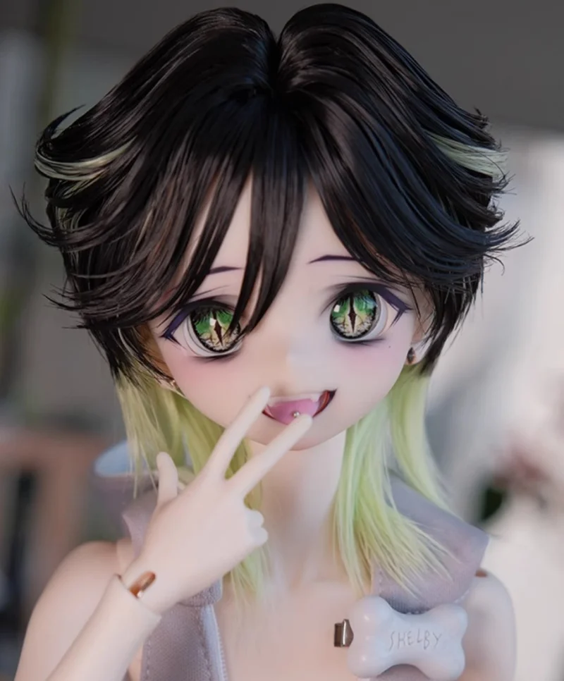 bjd doll wig is suitable for 1/3 1/4 and 1/6 size men's soft silk style hair and color Wolf tail doll accessories
bjd doll wig is suitable for 1/3 1/4 and 1/6 size men's soft silk style hair and color Wolf tail doll accessories