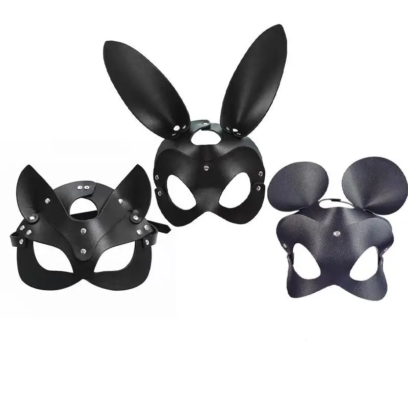 Women Leather Mask Half Face Cat Fox Cosplay Masks Games Toy Goth Punk Party Costume Accessories
Women Leather Mask Half Face Cat Fox Cosplay Masks Games Toy Goth Punk Party Costume Accessories