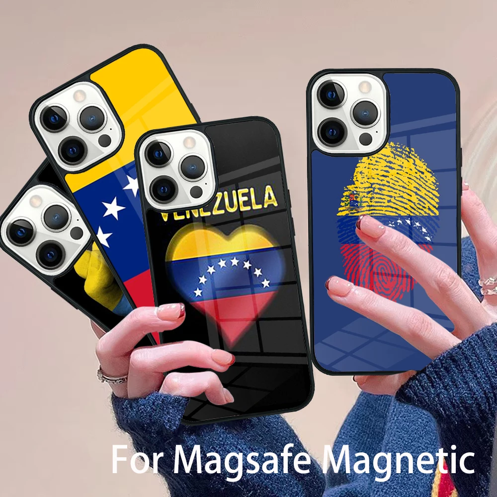 Flag of Venezuela Phone Case Magesafe Magnetic Wireless Charge Cover For IPhone 16 11 12 13 14 15 Pro Max Plus Mini
Flag of Venezuela Phone Case Magesafe Magnetic Wireless Charge Cover For IPhone 16 11 12 13 14 15 Pro Max Plus Mini