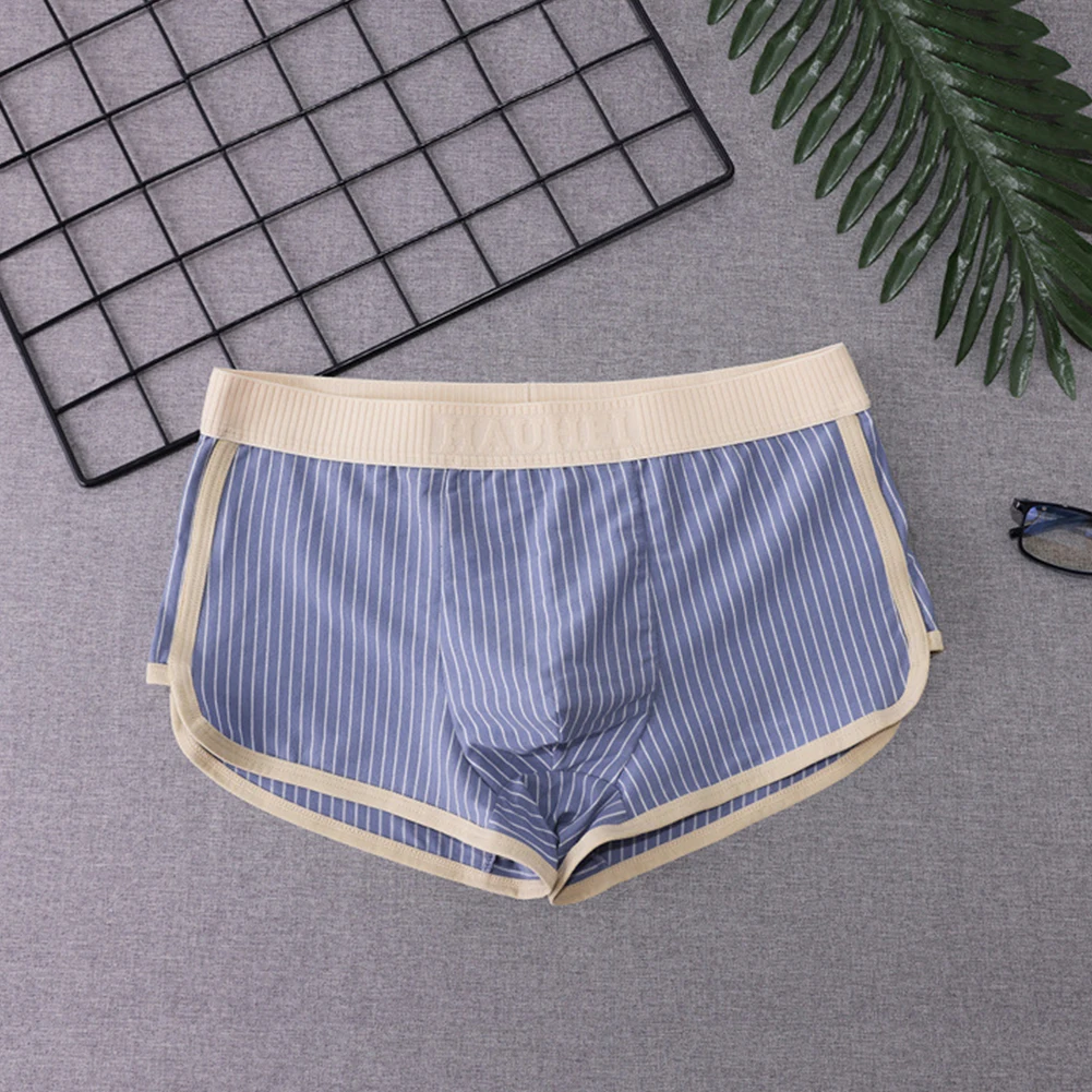 Sexy Mens Stripe Boxer Briefs Ultra-Thin Underwear Elastic Trunks Shorts Bulge Pouch Lingerie Breathable Underpants Knickers
Sexy Mens Stripe Boxer Briefs Ultra-Thin Underwear Elastic Trunks Shorts Bulge Pouch Lingerie Breathable Underpants Knickers