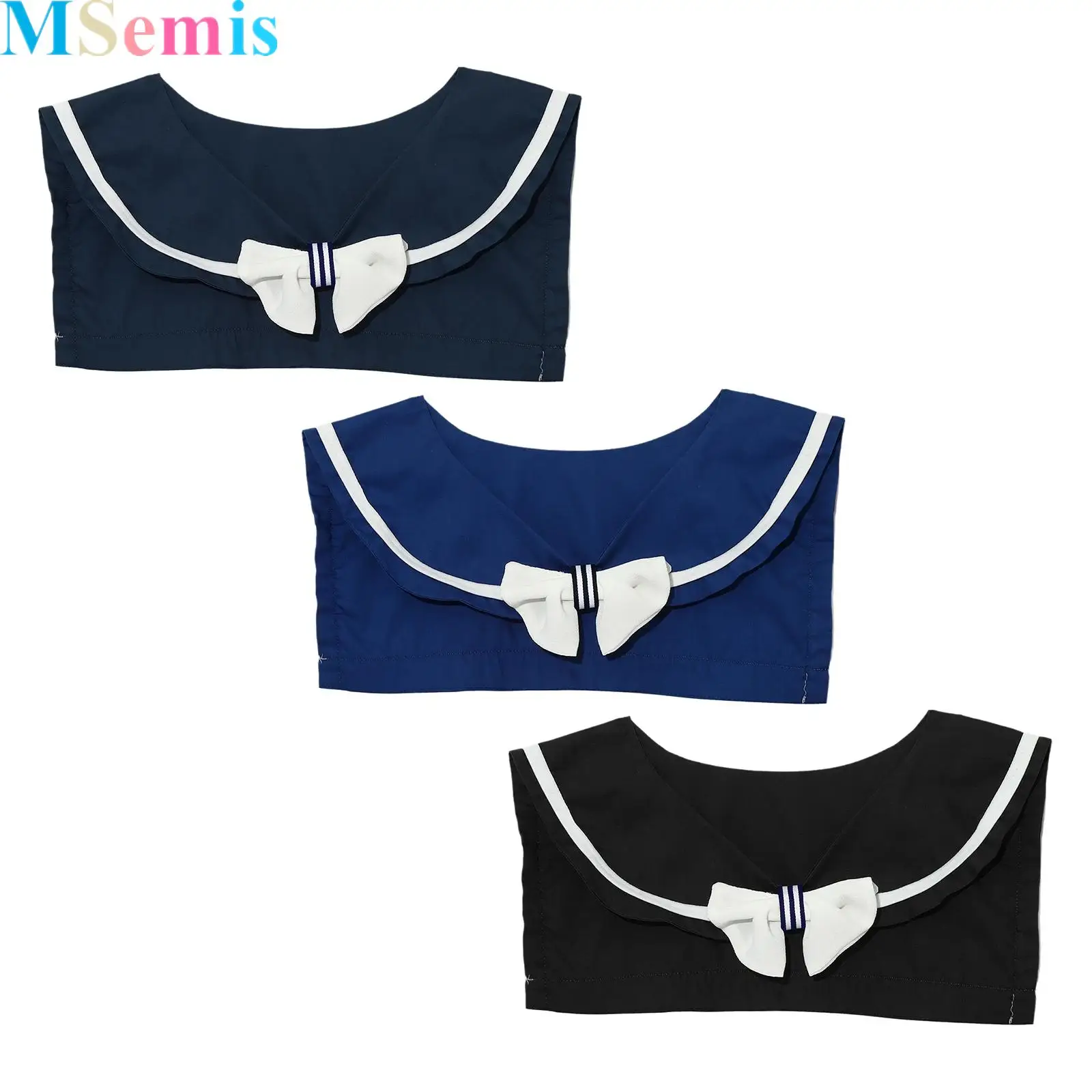 Women Girls Detachable Shirt Decoration Collar Bow-tie Navy-style Faux Collar Fake Collar for Sweater Shirt Dress
Women Girls Detachable Shirt Decoration Collar Bow-tie Navy-style Faux Collar Fake Collar for Sweater Shirt Dress
