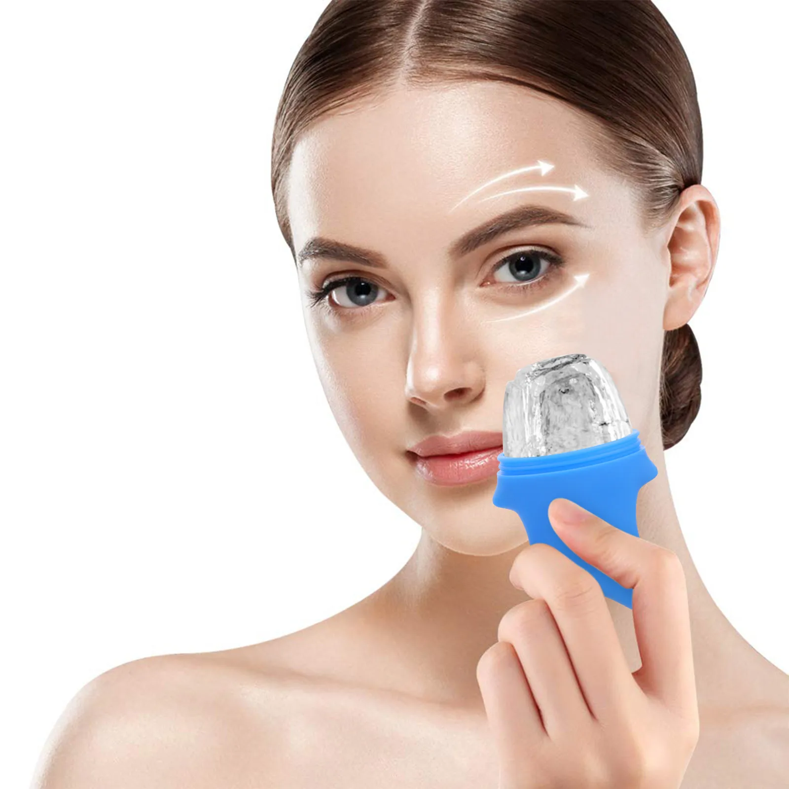 Facial Ice Silicone Mold Blue Reusable Silicone Mold Cooling Massager Wrinkles Eye Face Pores Edema Makeup Tool 
Facial Ice Silicone Mold Blue Reusable Silicone Mold Cooling Massager Wrinkles Eye Face Pores Edema Makeup Tool