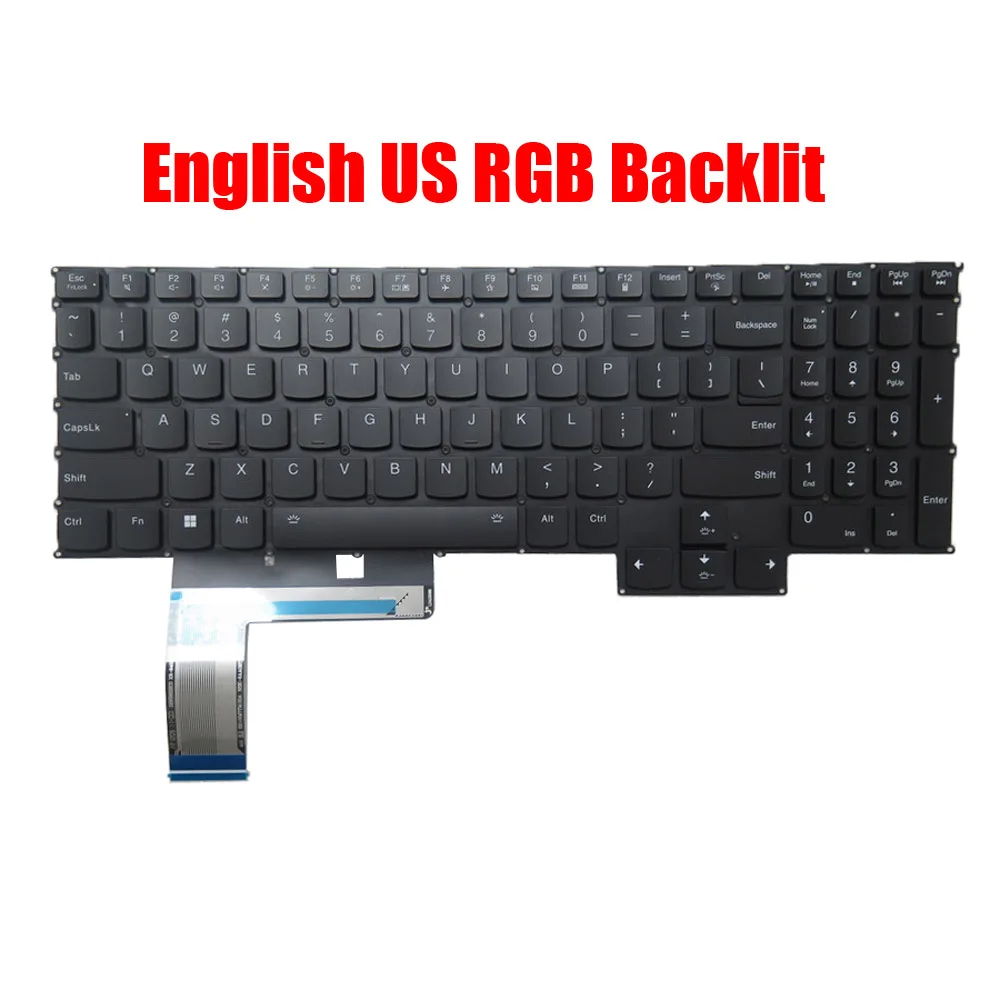 Клавиатура для ноутбука Lenovo для Legion Pro 7 16ARX8H 82WS, английская, США, с RGB-подсветкой, черная, новая
Клавиатура для ноутбука Lenovo для Legion Pro 7 16ARX8H 82WS, английская, США, с RGB-подсветкой, черная, новая
