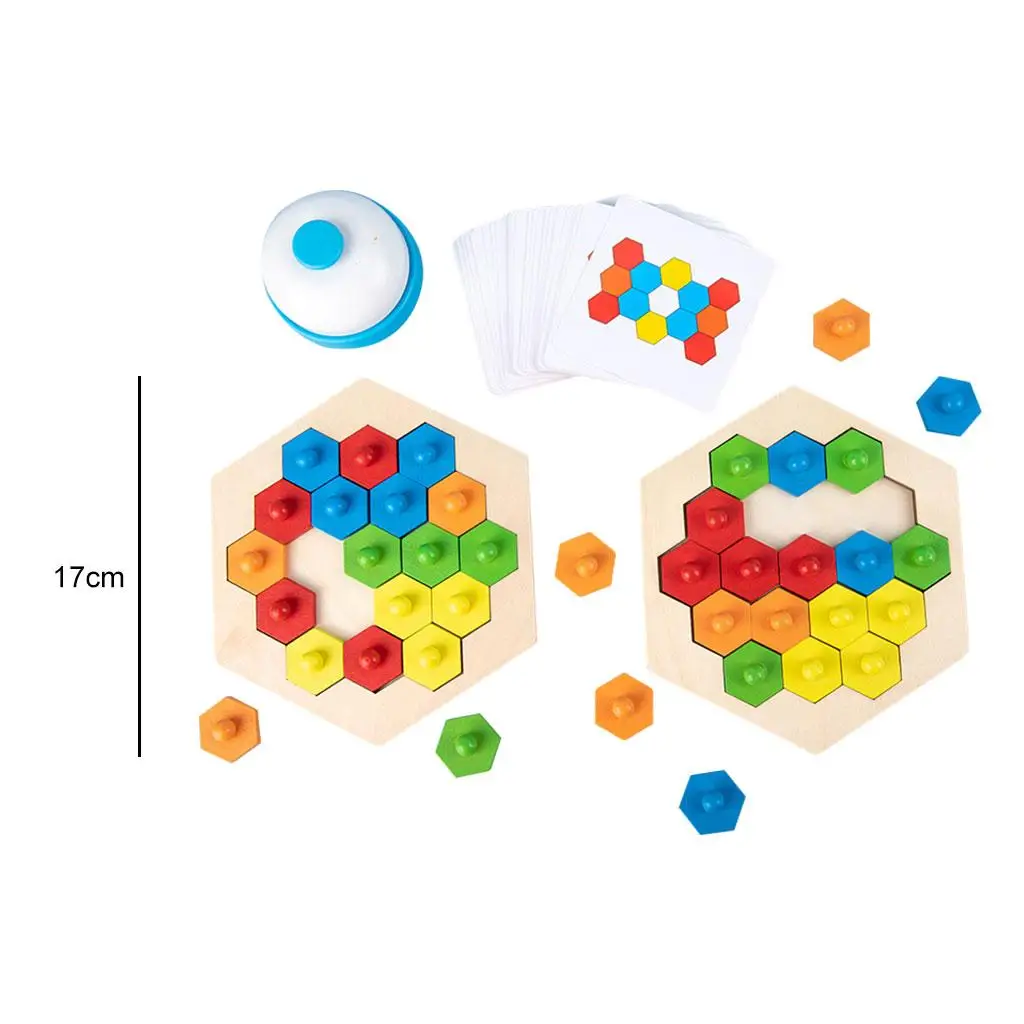 Funny Puzzle Building Blocks with 30 Cards Cognitive Color Shape Matching Logic IQ Game Battle Games for Gifts Boys Girls Baby
Funny Puzzle Building Blocks with 30 Cards Cognitive Color Shape Matching Logic IQ Game Battle Games for Gifts Boys Girls Baby