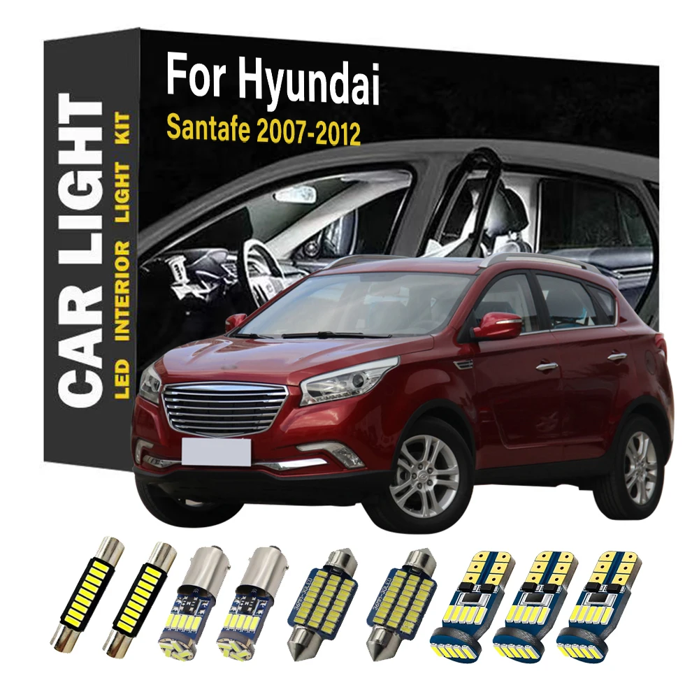 12 шт. светодиодные лампы для внутреннего освещения для Hyundai Santa Fe Santafe MK2 2 II CM 2007 2008 2009 2010 2011 2012 Лампа багажника
12 шт. светодиодные лампы для внутреннего освещения для Hyundai Santa Fe Santafe MK2 2 II CM 2007 2008 2009 2010 2011 2012 Лампа багажника