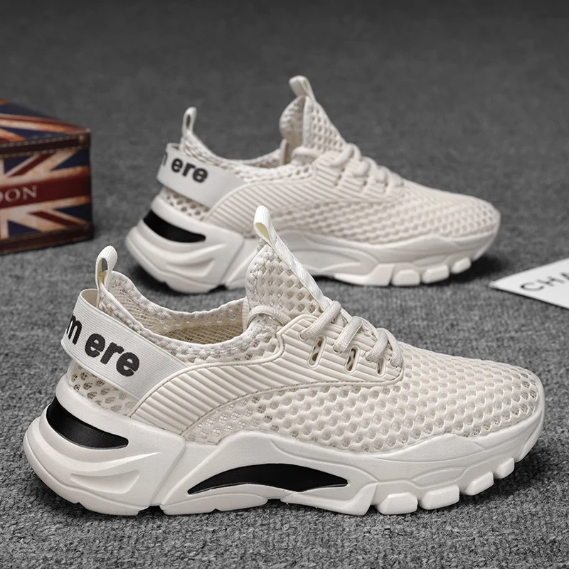 Casual Sneakers Summer Men Shoes Mesh Sneaker Casual Light Running Thick Sole Hollow Breathable Fitness Shoes Tenis Masculino
Casual Sneakers Summer Men Shoes Mesh Sneaker Casual Light Running Thick Sole Hollow Breathable Fitness Shoes Tenis Masculino