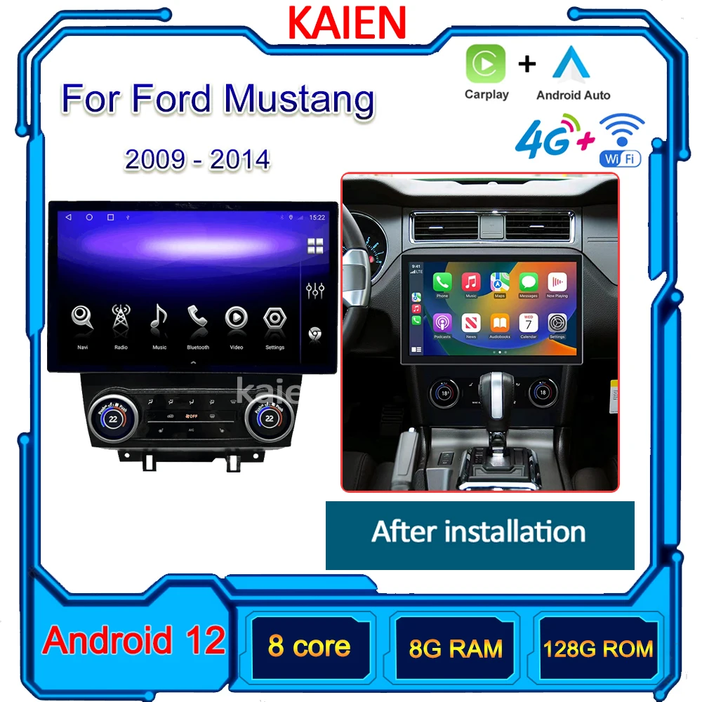 Автомагнитола KAIEN для Ford Mustang 2009-2014, Android, GPS, DVD, мультимедийный видеоплеер, стерео, 4G, DSP, 13,3”
Автомагнитола KAIEN для Ford Mustang 2009-2014, Android, GPS, DVD, мультимедийный видеоплеер, стерео, 4G, DSP, 13,3”