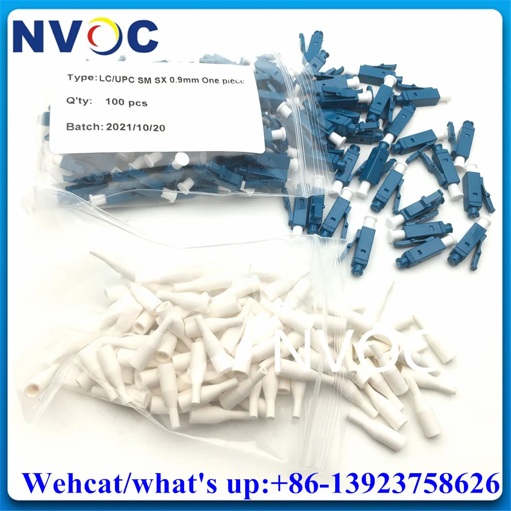 200Pcs LC MM SM Simplex 0.9mm Fiber Optic Connector With Ferrule,LCAPC Epoxy Connector with 0.9mm Boot Uesd for Fiber Pigtail
200Pcs LC MM SM Simplex 0.9mm Fiber Optic Connector With Ferrule,LCAPC Epoxy Connector with 0.9mm Boot Uesd for Fiber Pigtail