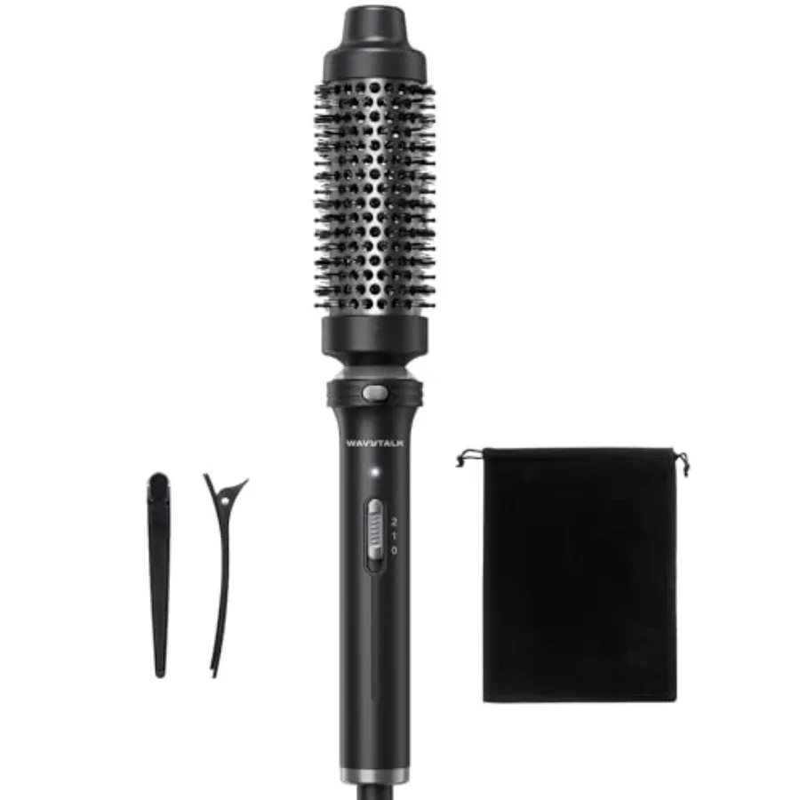 Thermal Brush 1 1/2 inch Heated Round Brush with Detachable Head Velvet Pouch and Dual Voltage for Travel Easy to Create Blowou
Thermal Brush 1 1/2 inch Heated Round Brush with Detachable Head Velvet Pouch and Dual Voltage for Travel Easy to Create Blowou