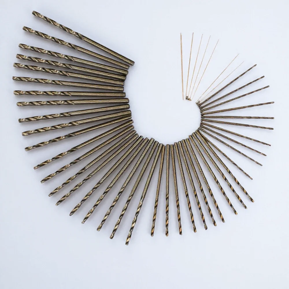 50 шт., набор спиральных сверл из высокоскоростной стали, кобальт M35, прямая ручка для сверлильных инструментов по металлу из нержавеющей стали
50 шт., набор спиральных сверл из высокоскоростной стали, кобальт M35, прямая ручка для сверлильных инструментов по металлу из нержавеющей стали