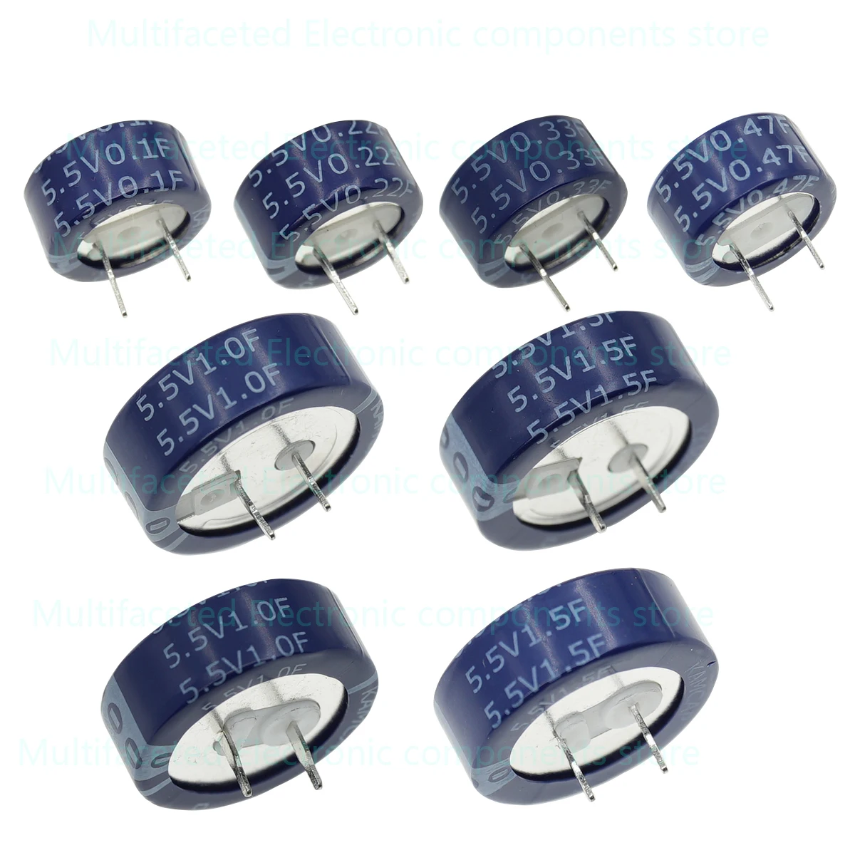 5PCS NEW Original plugin Farad capacitors; Supercapacitors 5.5V 0.1F 0.22F 0.33F 0.47F 1.0F 1.5F C-type V-type H-type 1F
5PCS NEW Original plugin Farad capacitors; Supercapacitors 5.5V 0.1F 0.22F 0.33F 0.47F 1.0F 1.5F C-type V-type H-type 1F