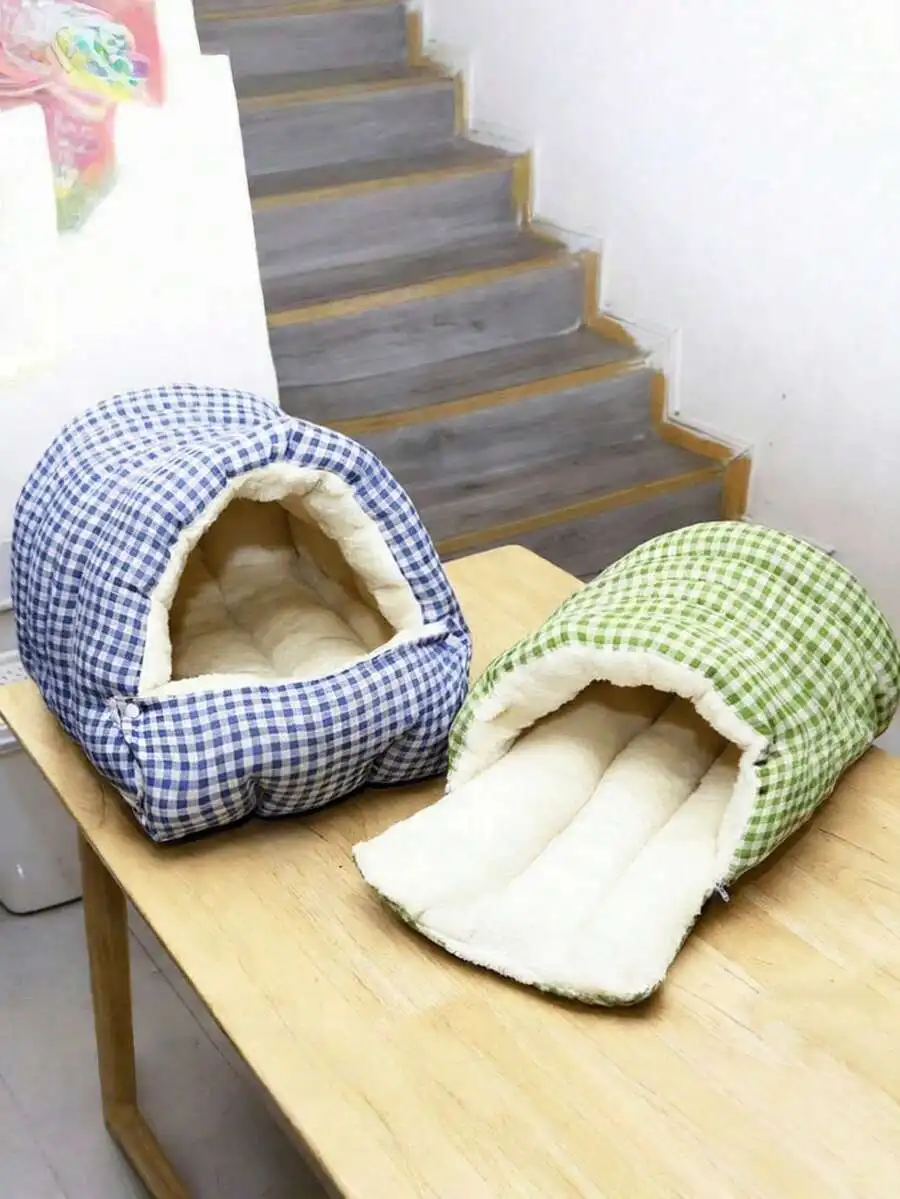 Four Seasons Warm Cat Bed Winter Cat And Dog Bed Universal Product Enclosed Bed Removable For Washing,Comfortable Winter Plaid P
Four Seasons Warm Cat Bed Winter Cat And Dog Bed Universal Product Enclosed Bed Removable For Washing,Comfortable Winter Plaid P