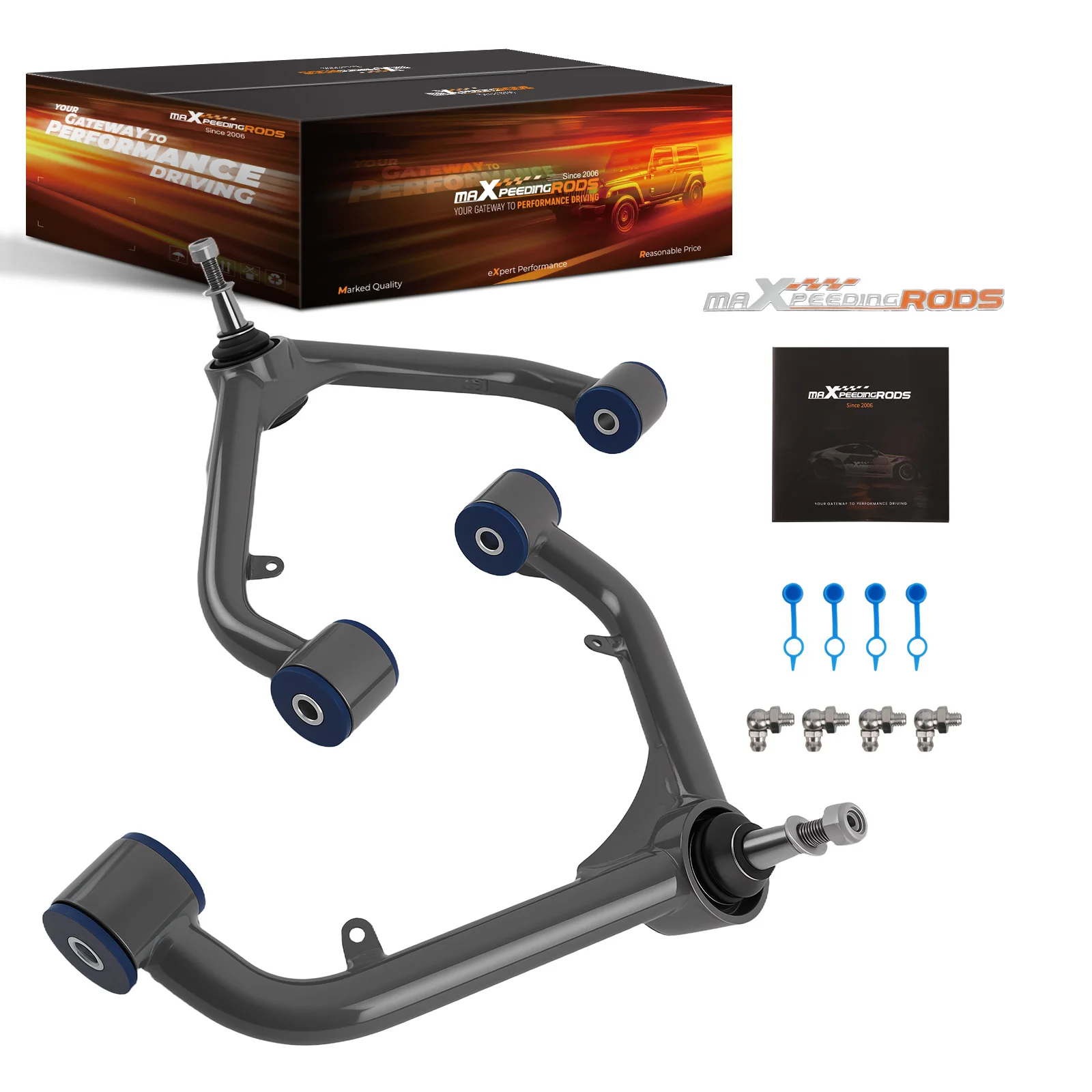 Upper Control Arms 2-4" Lift For 2001-2010 Chevy Silverado Sierra 2500HD 3500HD
Upper Control Arms 2-4" Lift For 2001-2010 Chevy Silverado Sierra 2500HD 3500HD