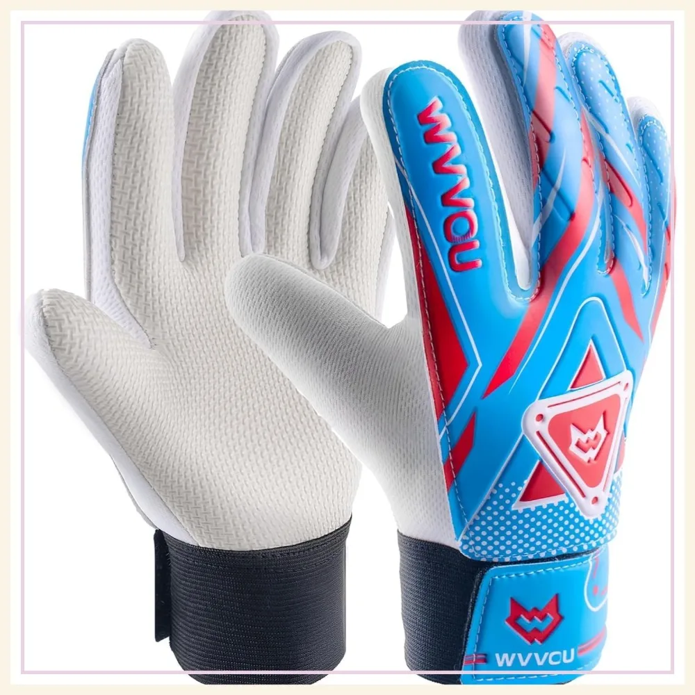 Soccer Goalie Gloves for Kids Youth, Anti-Slip Goalkeeper Gloves with Double Wrist Protection, Super Grip
Soccer Goalie Gloves for Kids Youth, Anti-Slip Goalkeeper Gloves with Double Wrist Protection, Super Grip